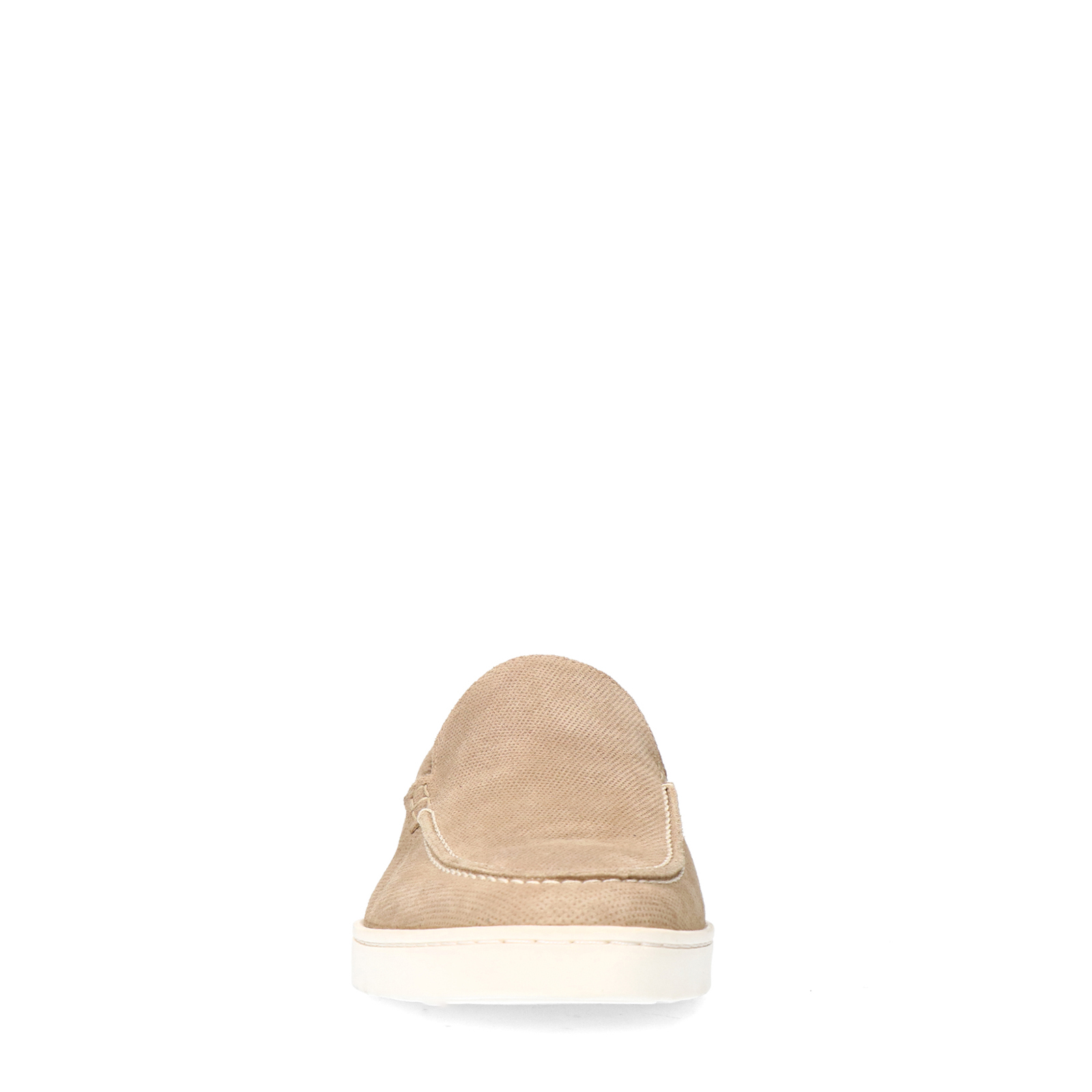 Beige suède loafers