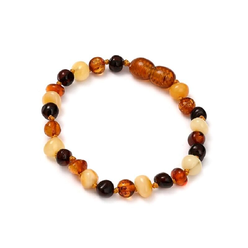 Bracelet ambre mix 15cm