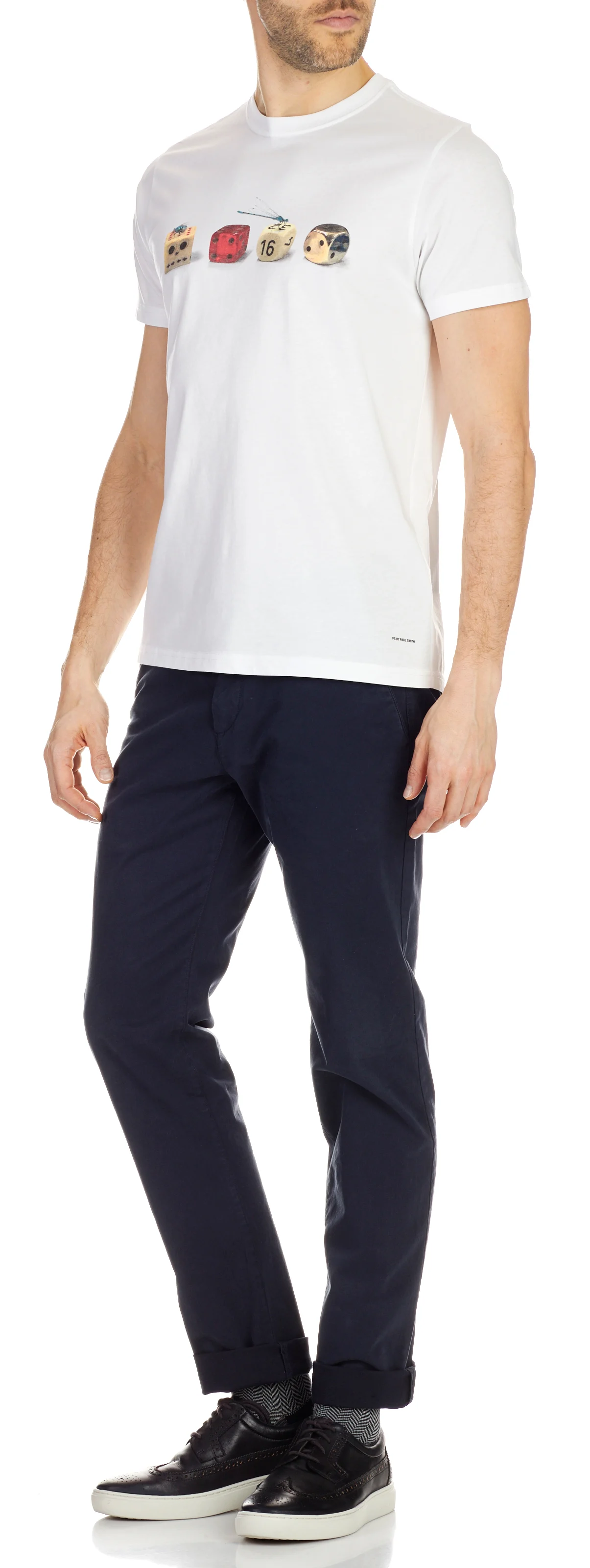 Chino slim en coton stretch | Bleu