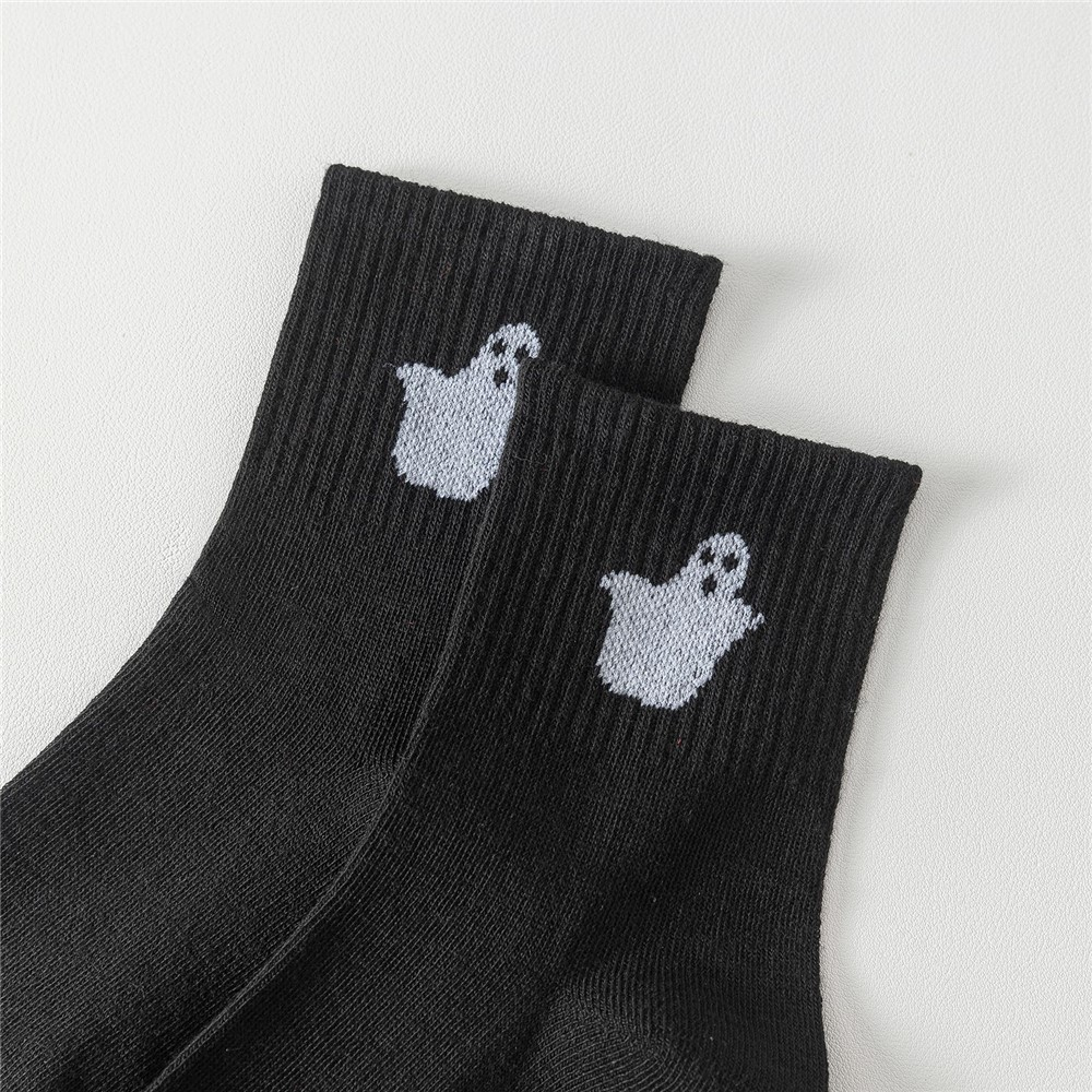 (5 Paar) Unisex Socken Halloween Fashion Strümpfe Füsslinge (One Size) - Bunt