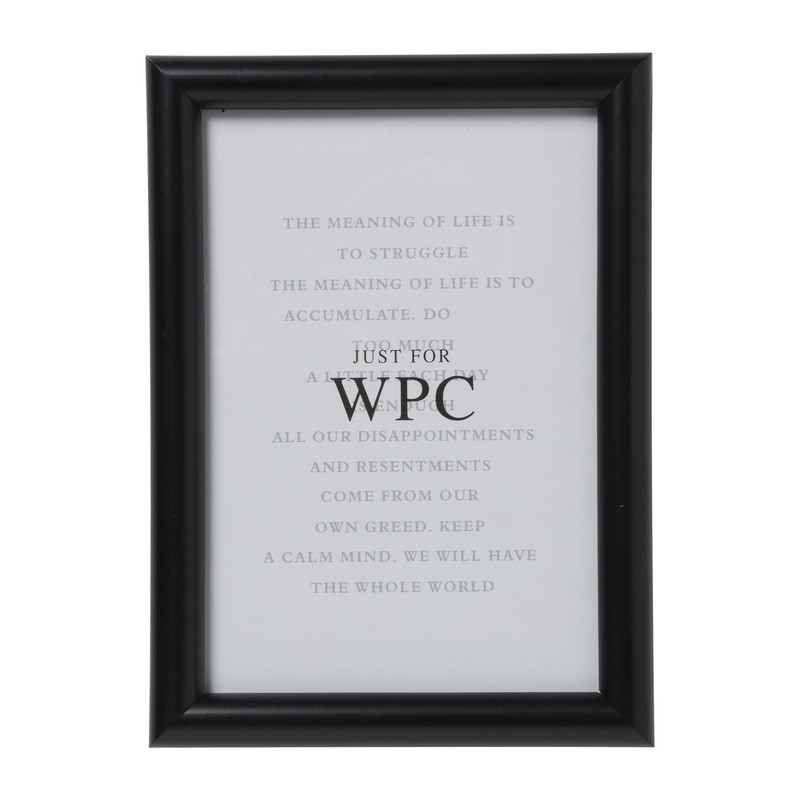 Fotolijst WPC - zwart - 9x13 cm