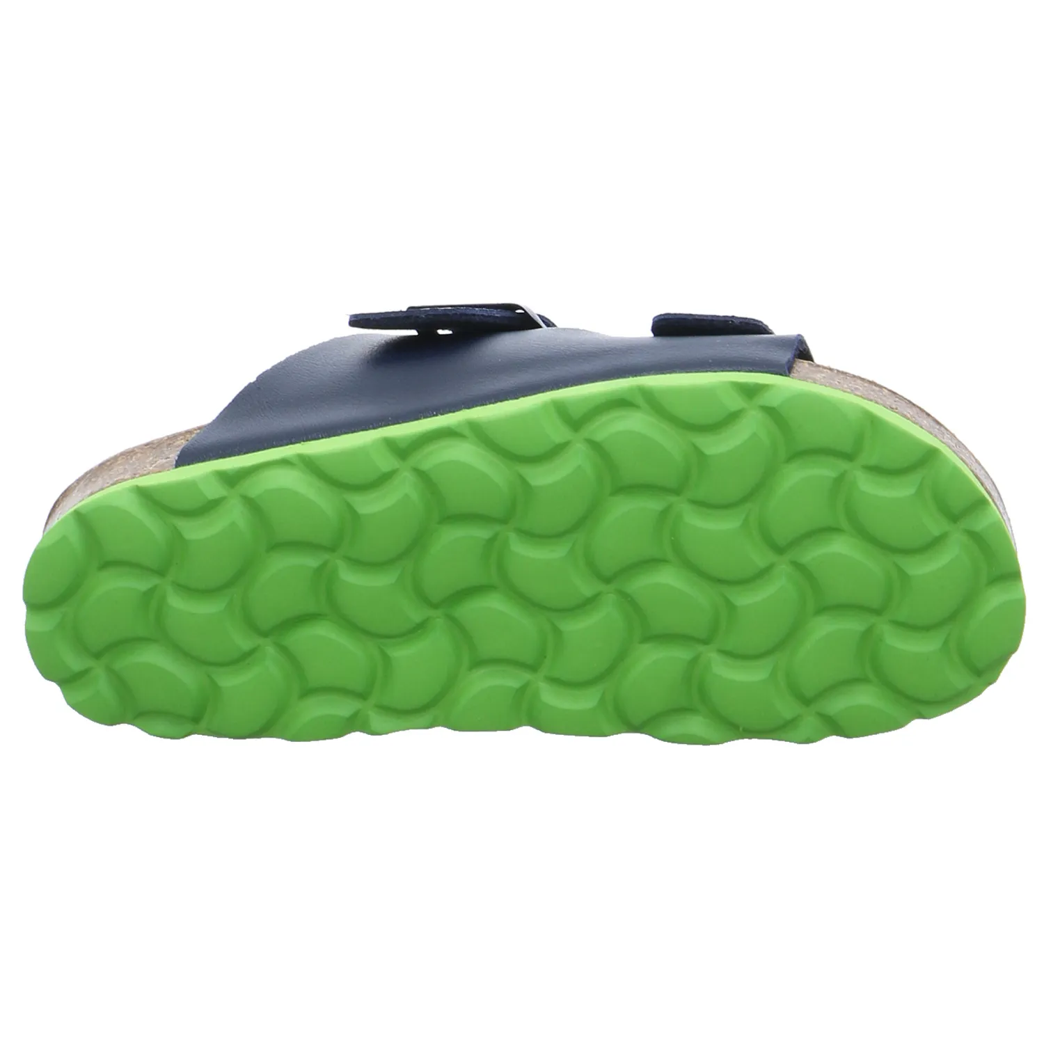 BIOLife Kinder-Pantolette Blau Lederimitat  Unisex