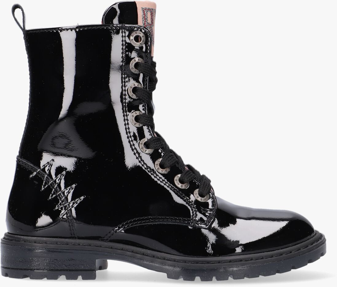 RED-RAG zwarte red-rag veterboots 12122