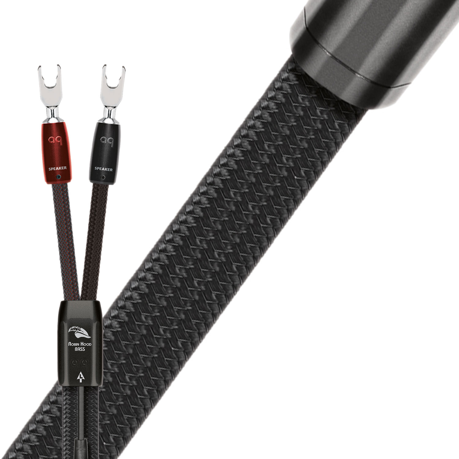 Koop AudioQuest Robin Hood BASS (Spade) Luidsprekerkabel | 5 Jaar Garantie