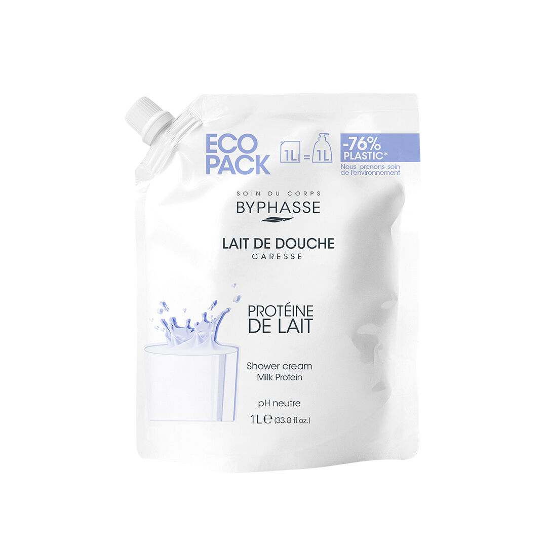 BYPHASSE  Recarga - Gel de Duche de Proteína de Leite - 1000ml