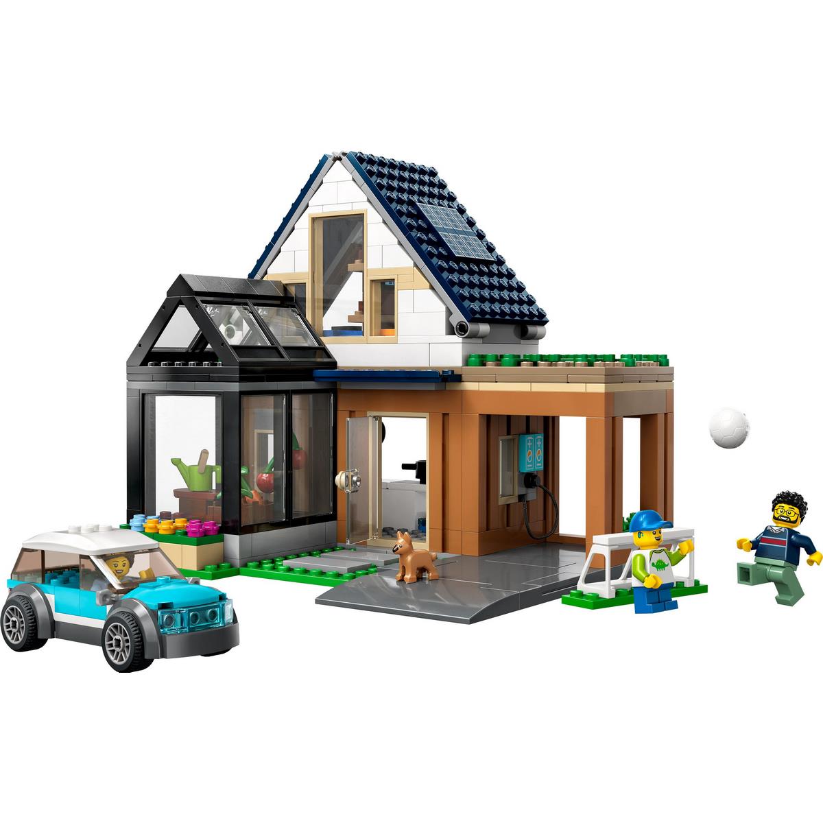 Maison familiale et voiture électrique Lego City 60398