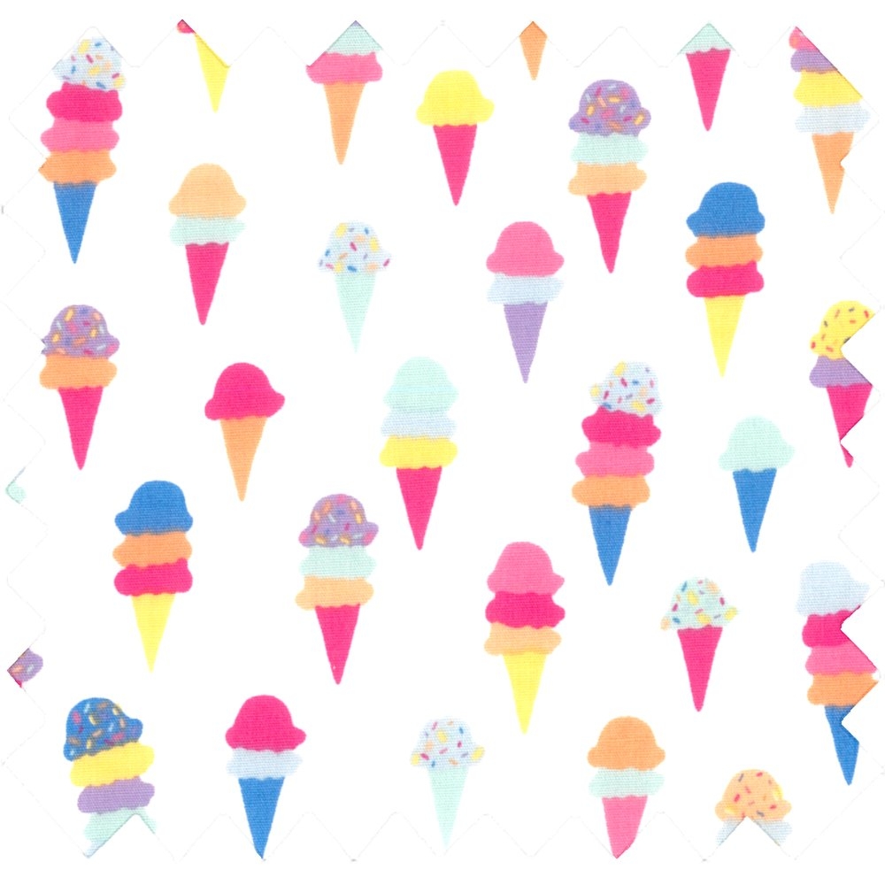Coupon Tissu 50 Cm Ice Cream