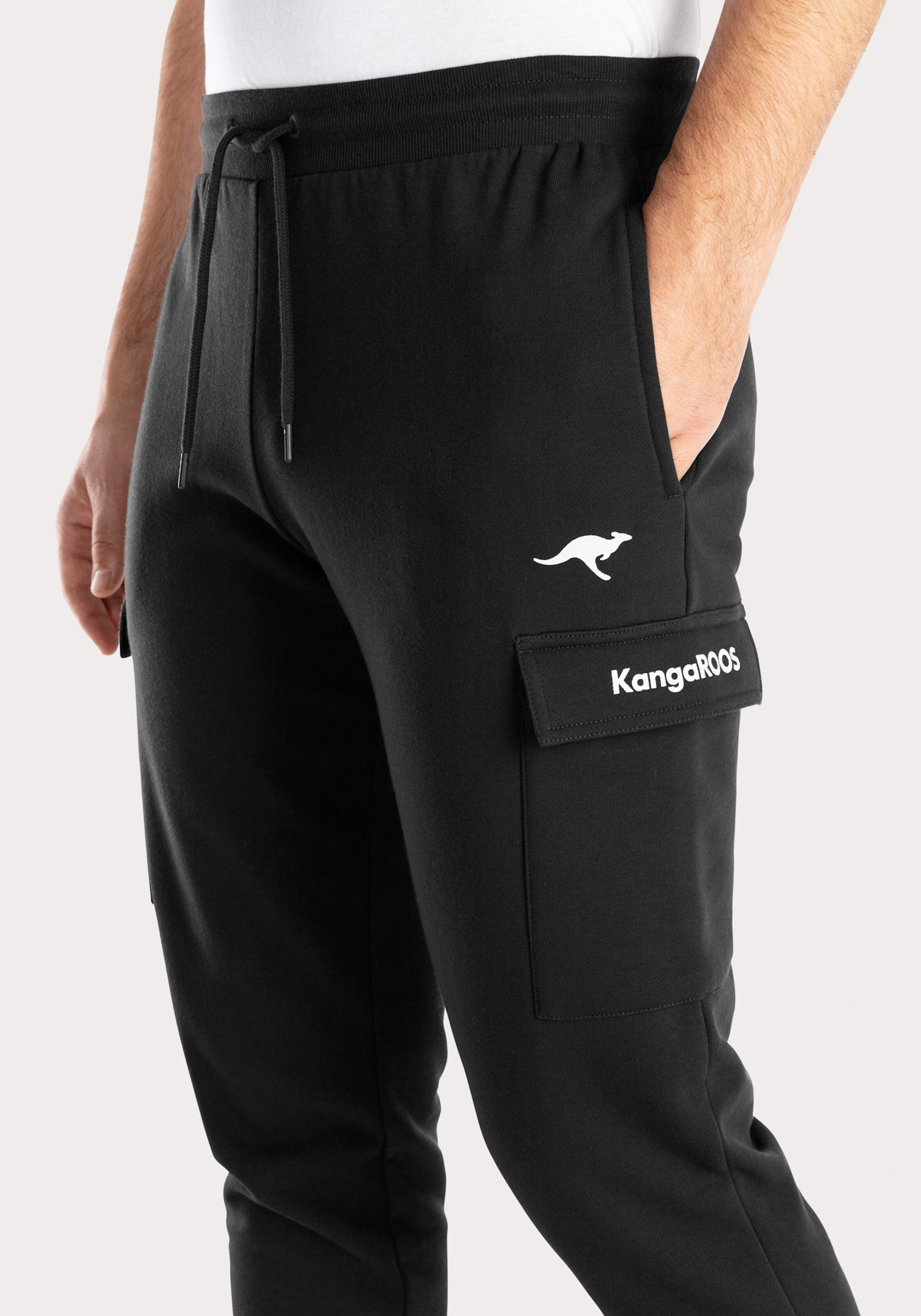 KangaROOS Sweathose in schwarz