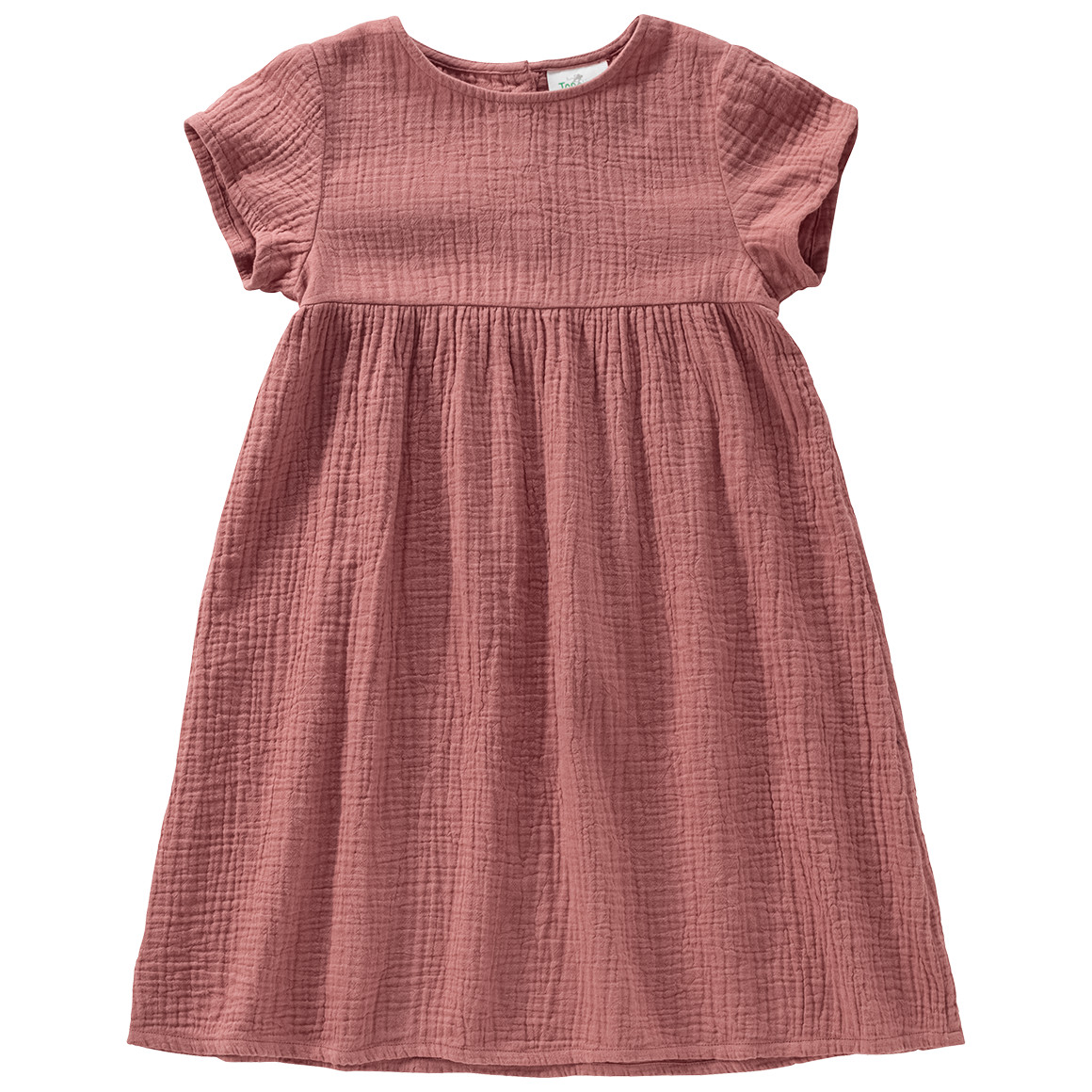 Topolino Pure Collection Mädchen Musselin-Kleid mit Teilungsnaht dunkelrosa