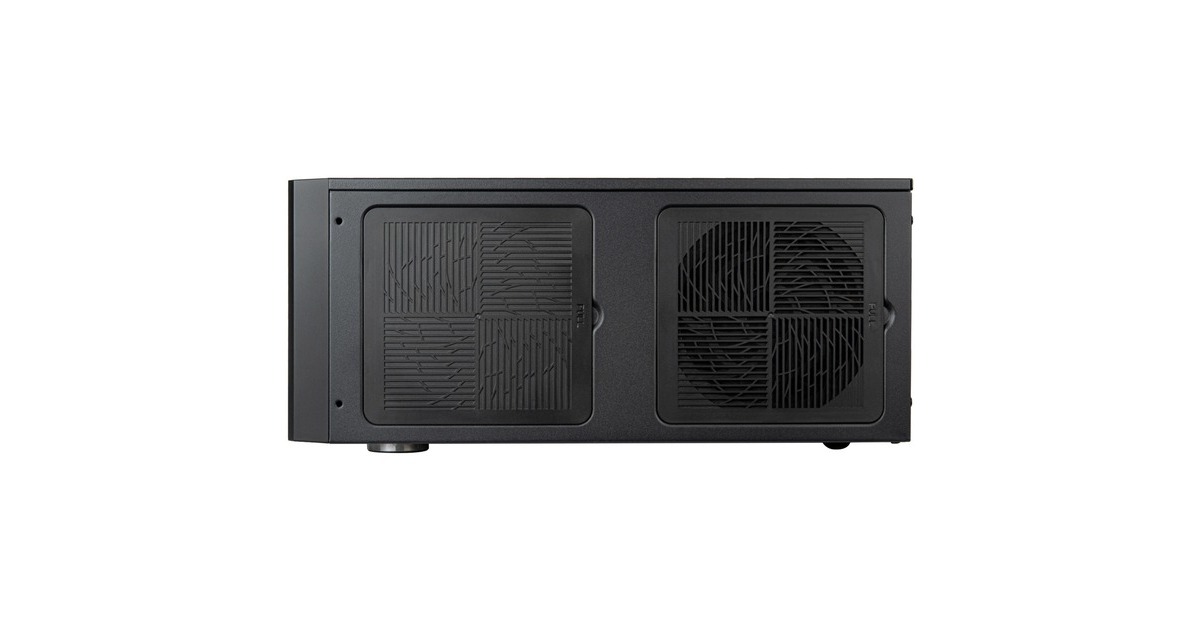 SilverStoneSST-GD11B HTPC behuizing  (Zwart | 2x USB-A | 1x USB-C)