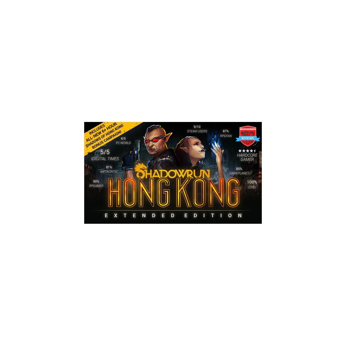 Shadowrun: Hong Kong - Extended Edition - PC Windows,Mac OSX,Linux