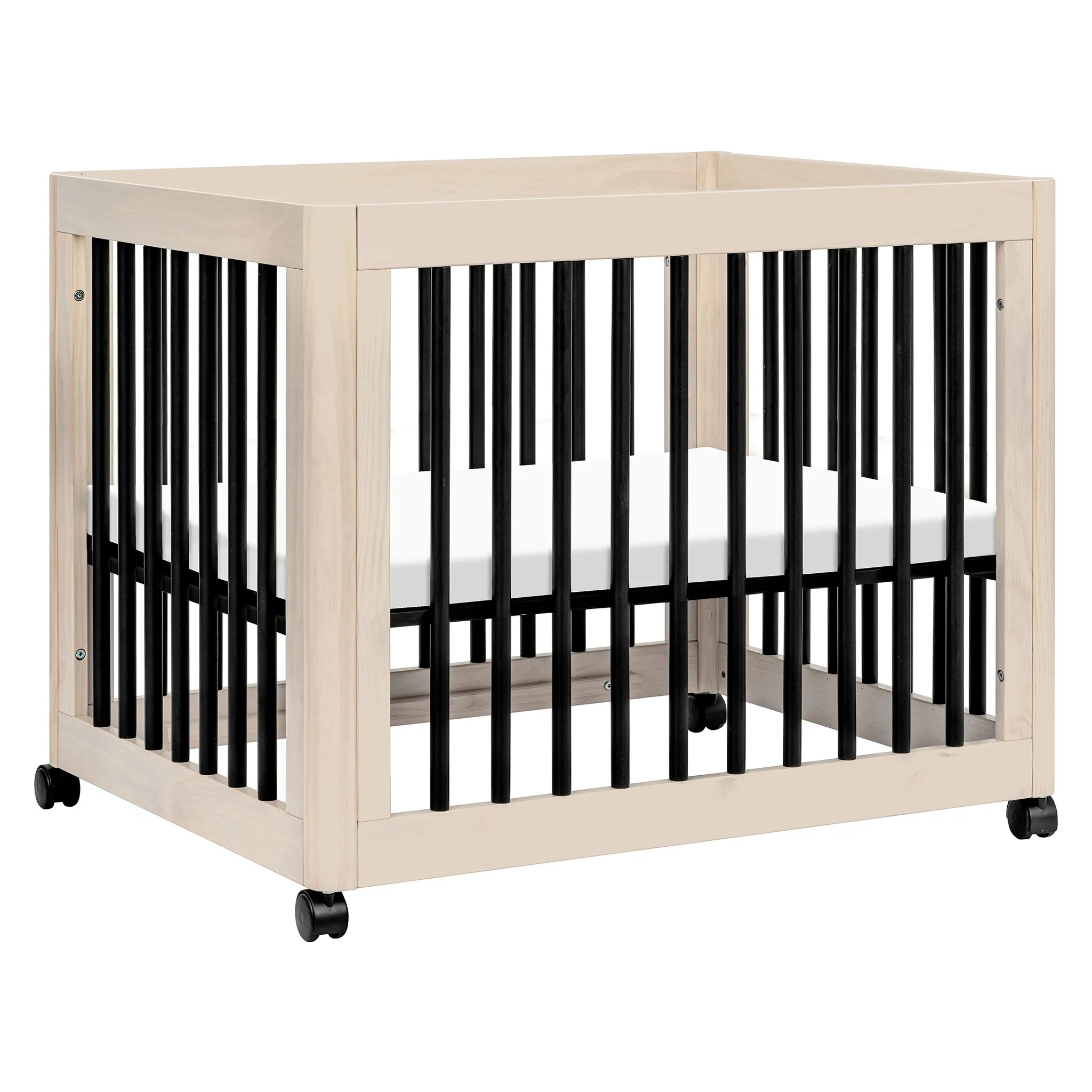 Babyletto Couchette Convertible 8 en 1 Yuzu - Naturel Lavé  Noir