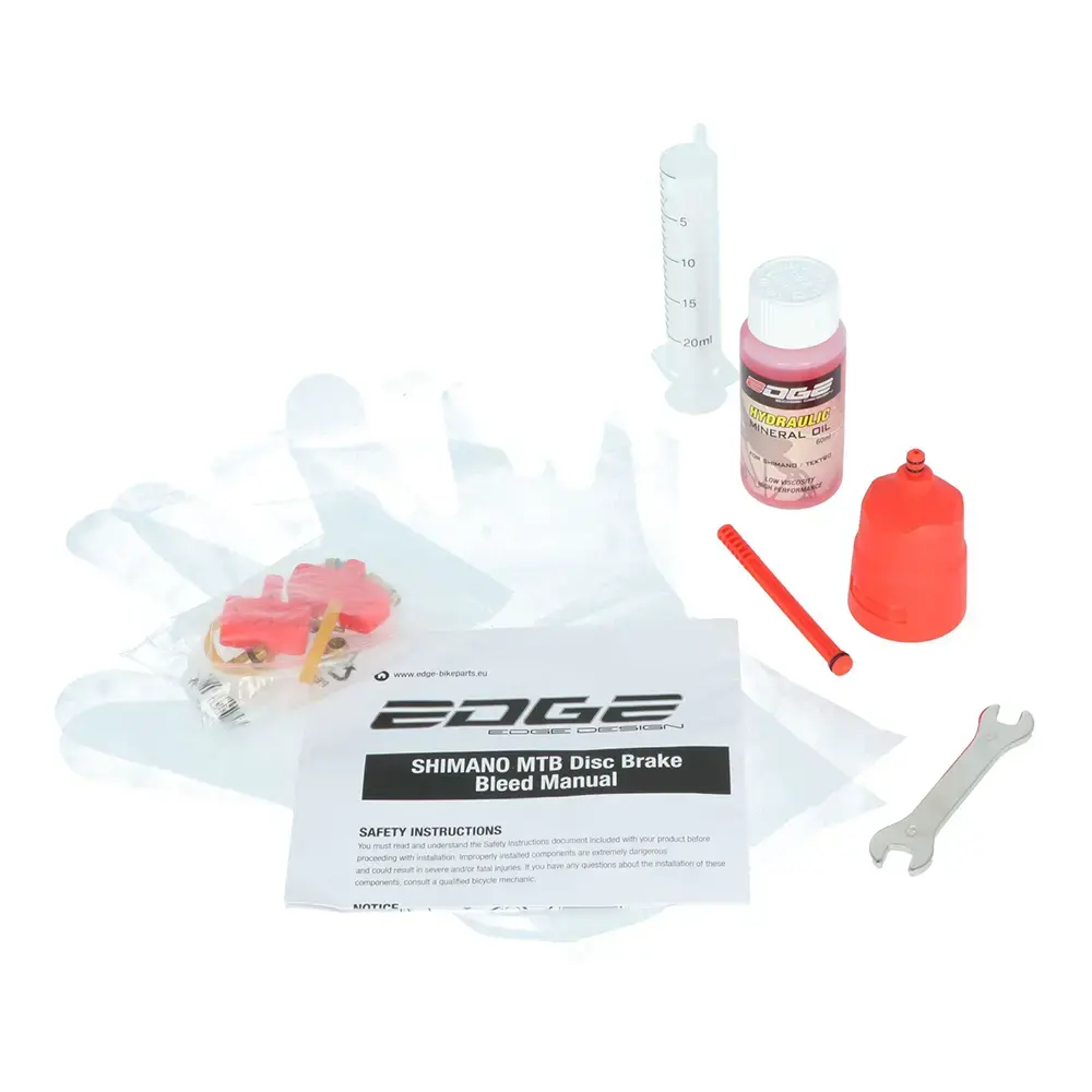 Edge Shimano/Tektro Ontluchtingsset inclusief Olie