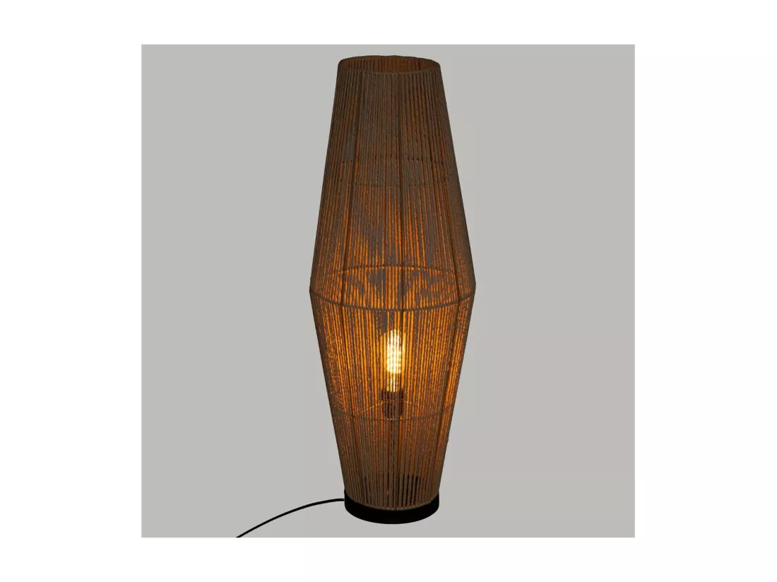 Lampadaire Corde Nature H 83 cm