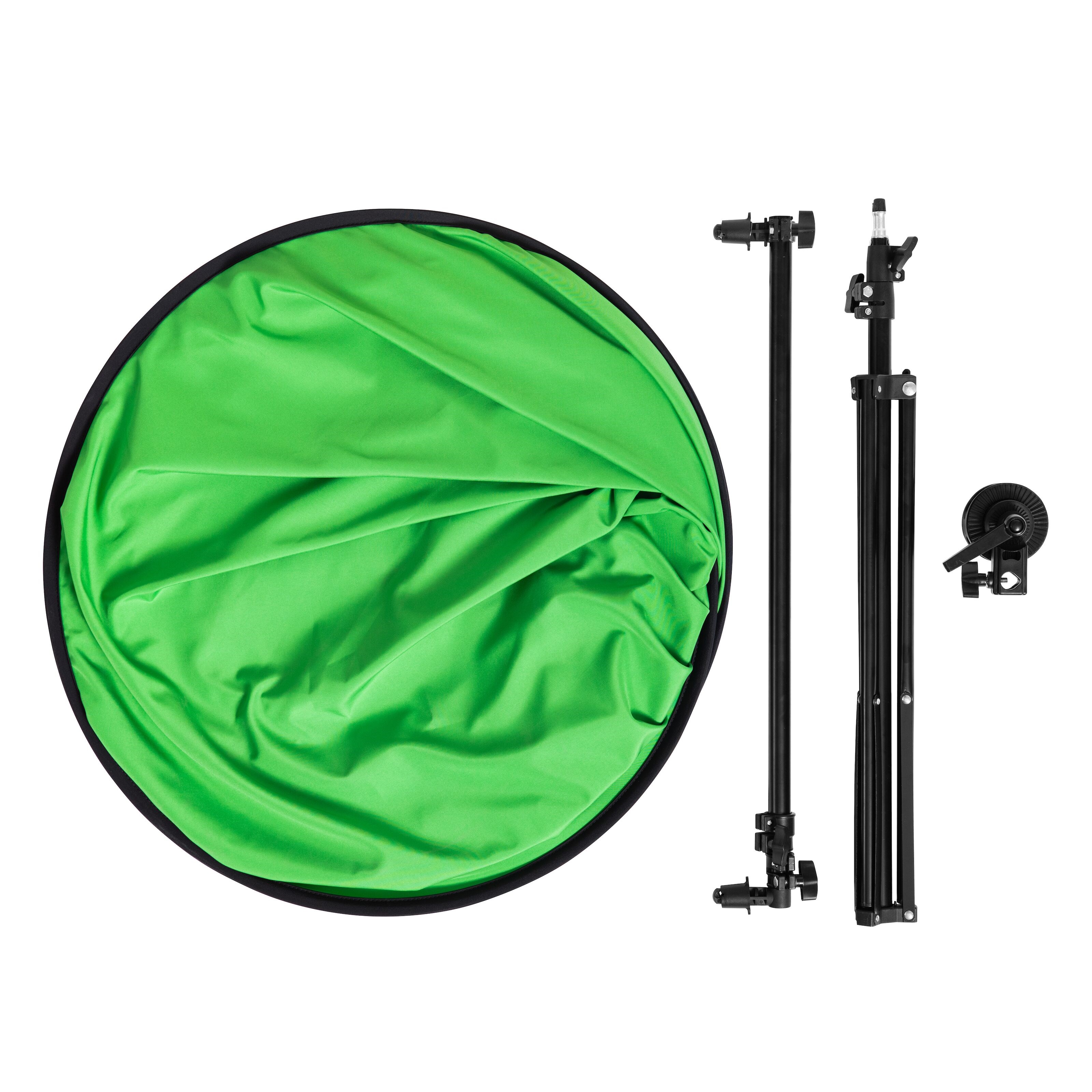 Plexgear Tofarget Green Screen med stativ 1,5x2 m