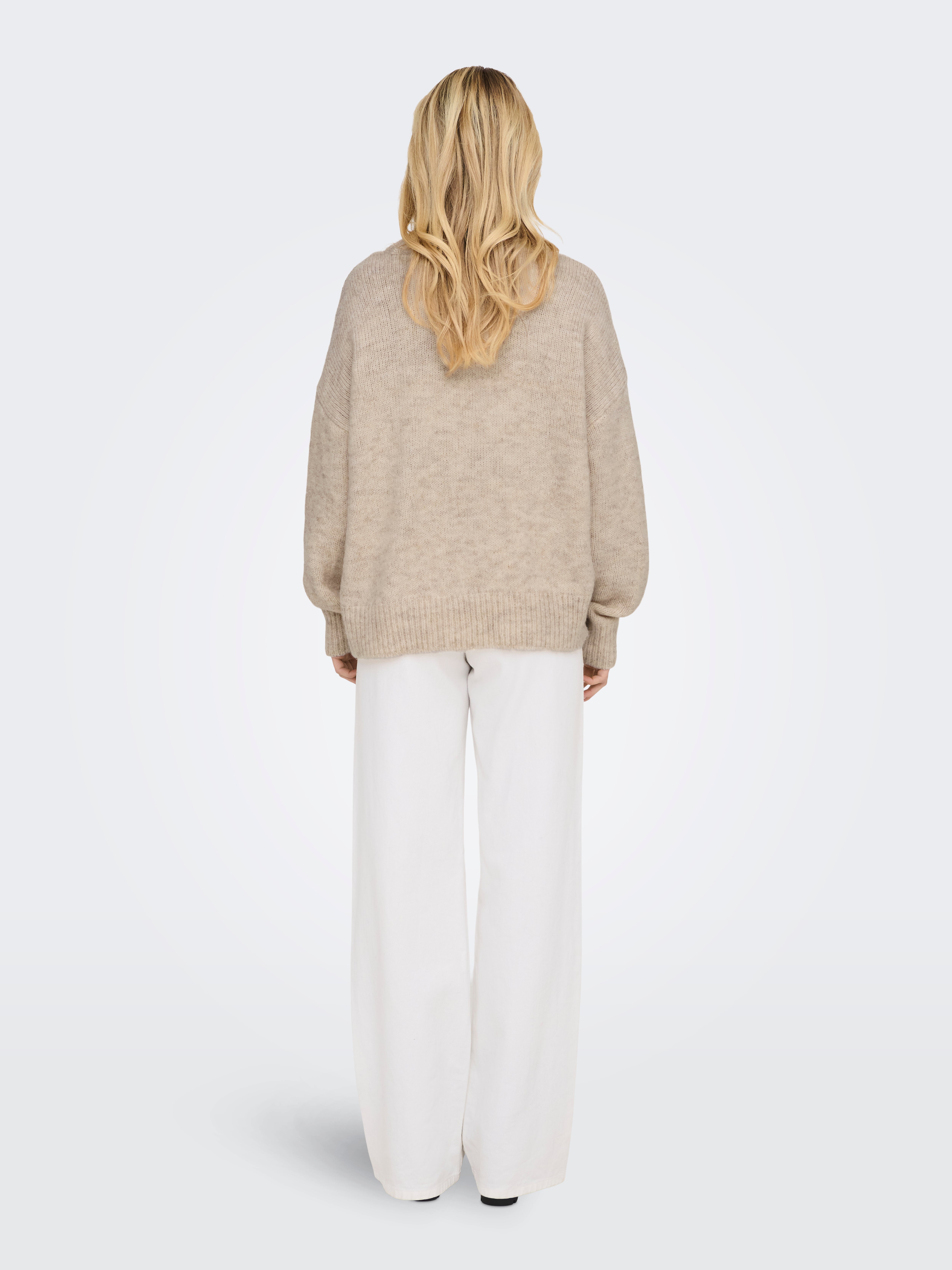 ONLGRO Strickpullover Oatmeal