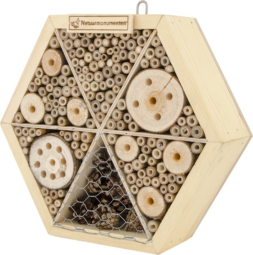 Natuurmonumenten insectenhotel Suvan 25 x 8 x 25 cm