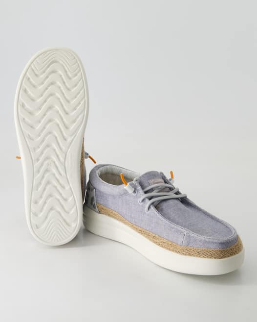 Fusion Lily linen light blue Slipper in Blau
