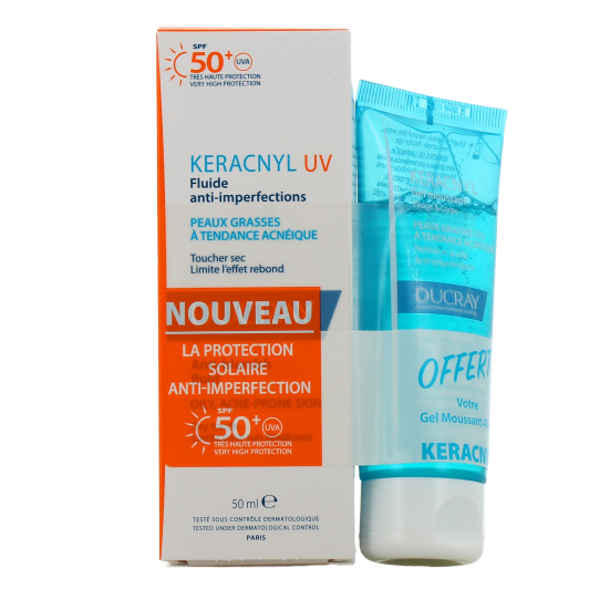 Fluide anti-imperfections SPF50+ Keracnyl UV Ducray