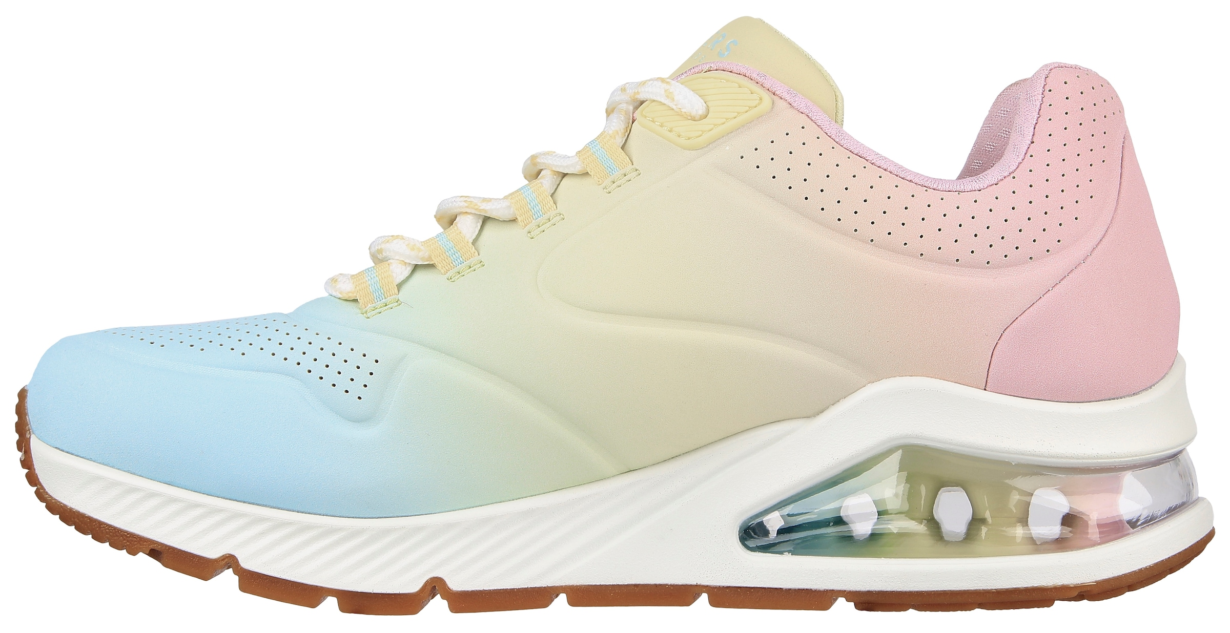 Skechers Sneaker »UNO 2 OMBRE AWAY«  in leuchtender Farbkombi, Freizeitschuh, Halbschuh, Schnürschuh