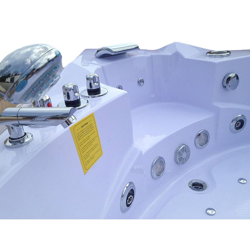 Plazan Orino whirlpool met heater 152x152cm