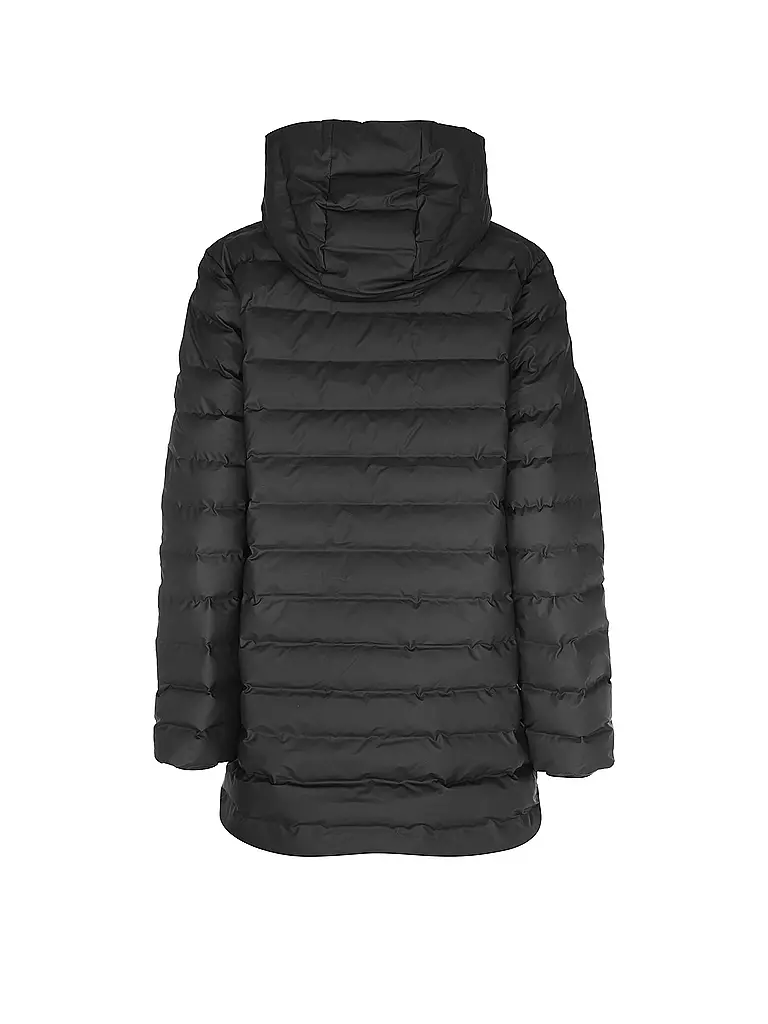 RAINS Steppjacke LOHJA LONG PUFFER JACKET  schwarz