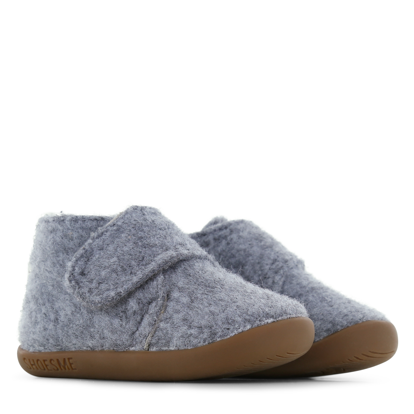 Shoesme grauer Filzpantoffel
