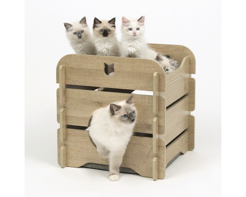 Kattenmeubel Catit Vesper Cottage 50 x 50 x 49 cm Eiken