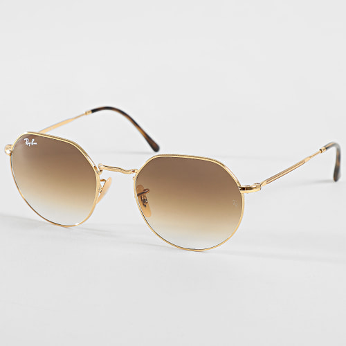Lunettes De Soleil Jack RB3565 Doré Marron Dégradé