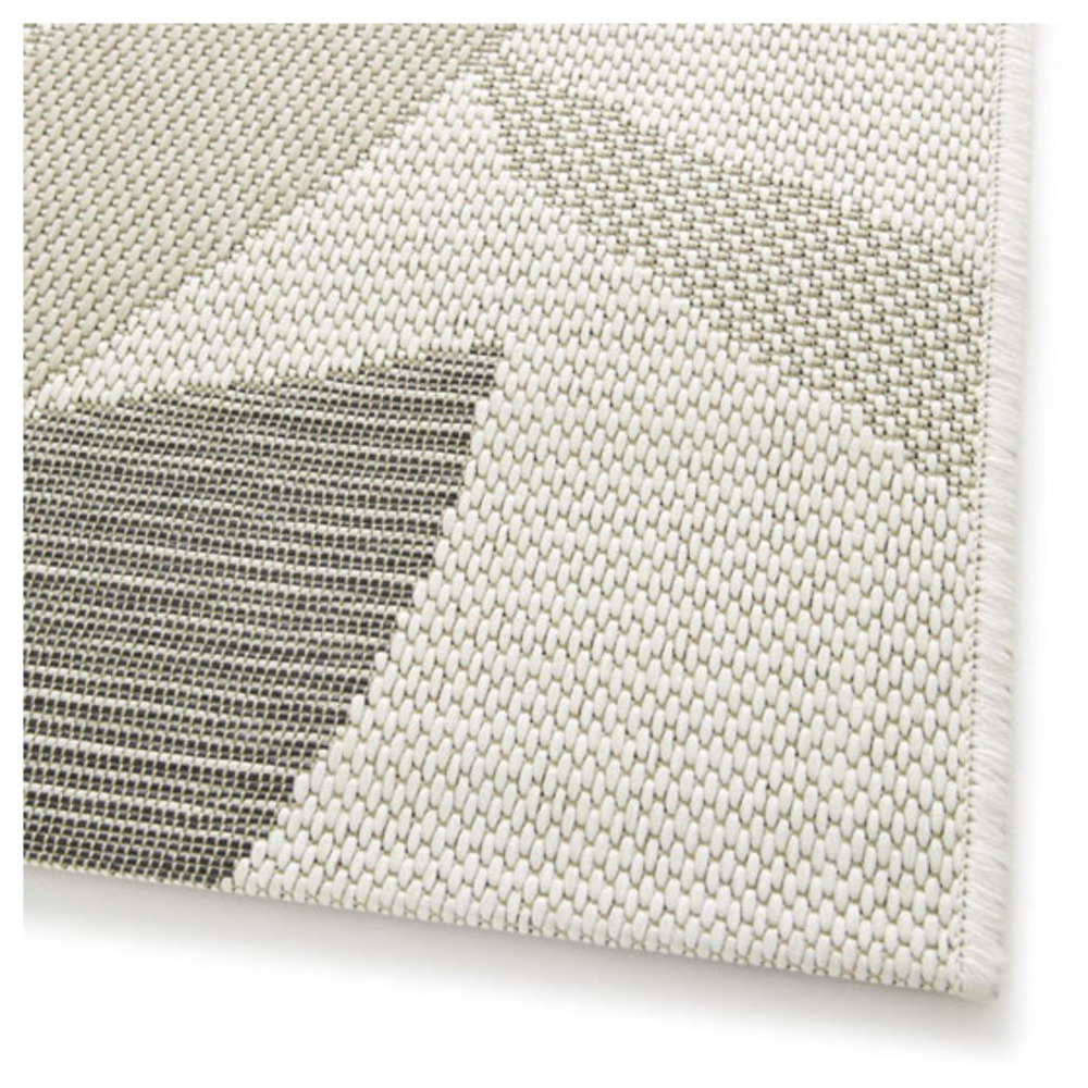 Tapis d'intérieur ou d'extérieur - vanille - beige naturel - 120 x 170 cm