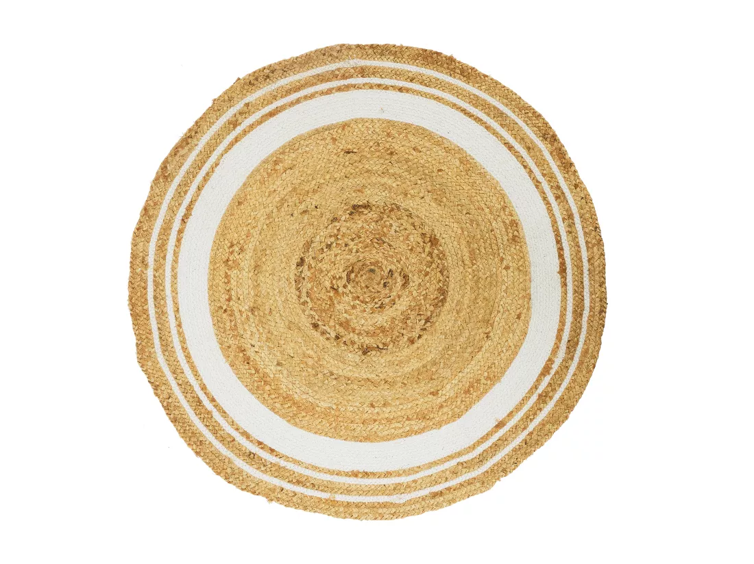 Tapis Rond Déco en Jute 