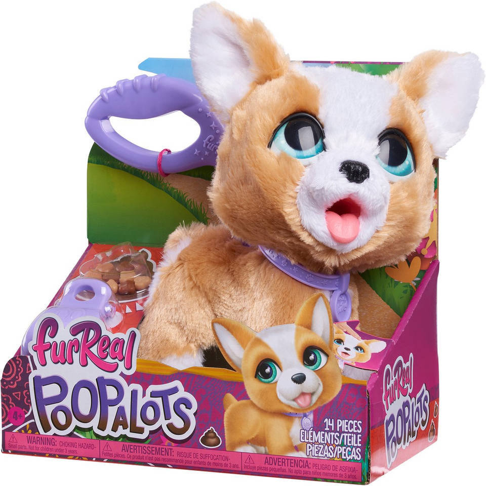 FurReal Poopalots Corgi interactieve dierenknuffel