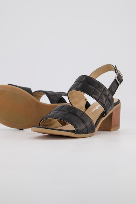 Leder-Sandaletten, Lederfutter, Weite H