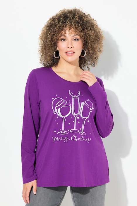 Weihnachtsshirt, Classic, Rundhals, Langarm