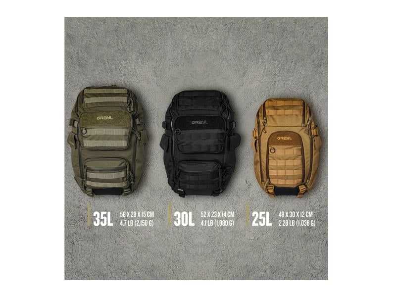 Grayl Rucksack Mission EXP 30 l Olive Drab Tagesrucksack
