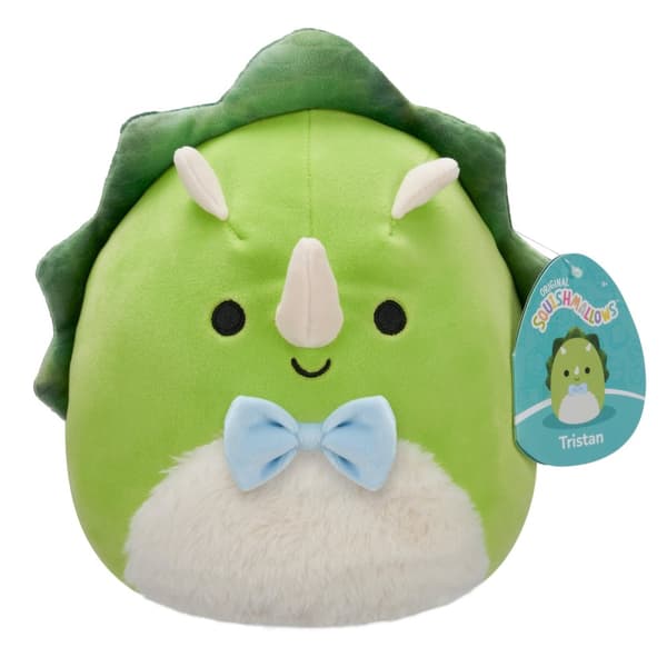 Squishmallows 19 cm Plysj P22 - Tristan Triceratops
