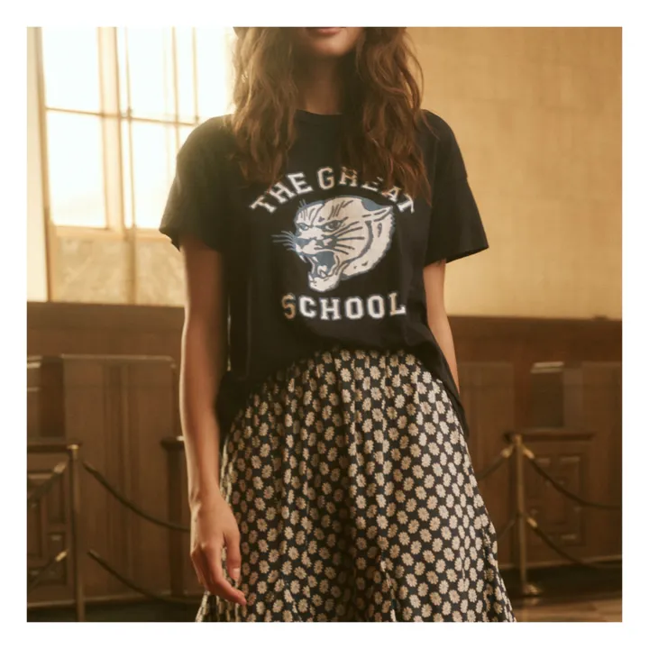 The Great T-shirt The Boxy Crew Bobcat | Bleu marine