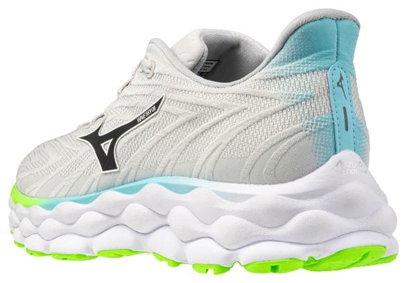 Chaussures Running Mizuno Wave Sky 8 Blanc/Bleu/Vert Homme