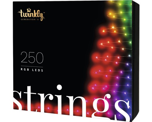 Twinkly LED lichtsnoer Generatie II 250 LED's Veelkleurige lichtkleur incl. WiFi en app-bediening
