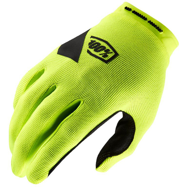 100% - Gants Ridecamp Jaune fluo