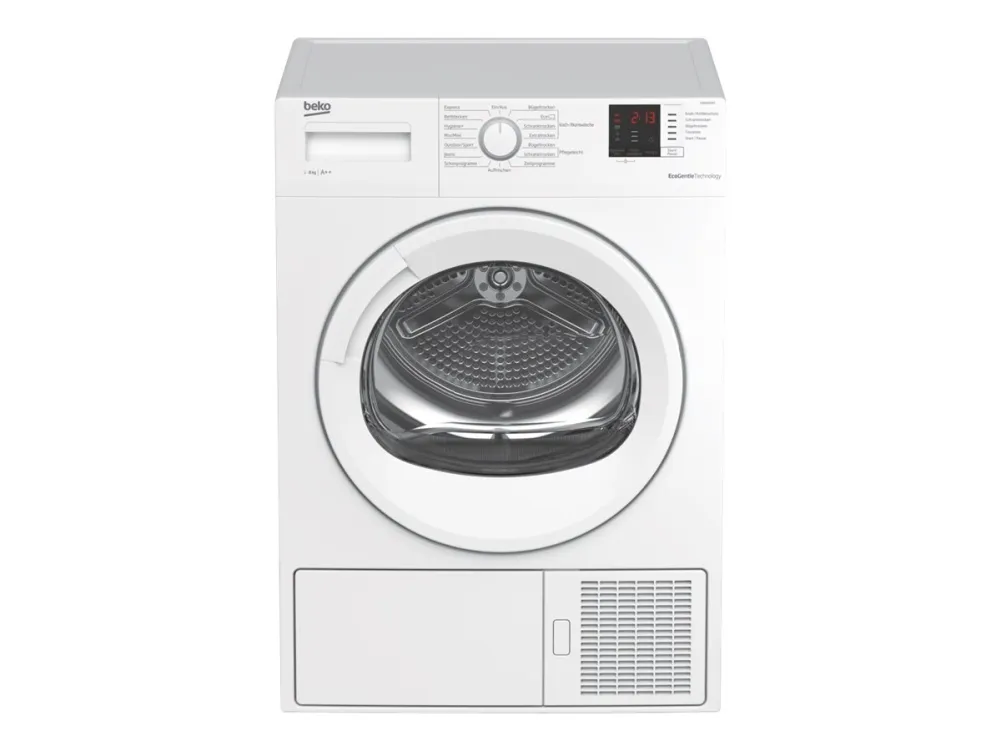 Beko DS8433GX0 - Tørremaskine - bredde: 59.7 cm - dybde: 56.8 cm - højde: 84.6 cm - frontbetjening - hvid