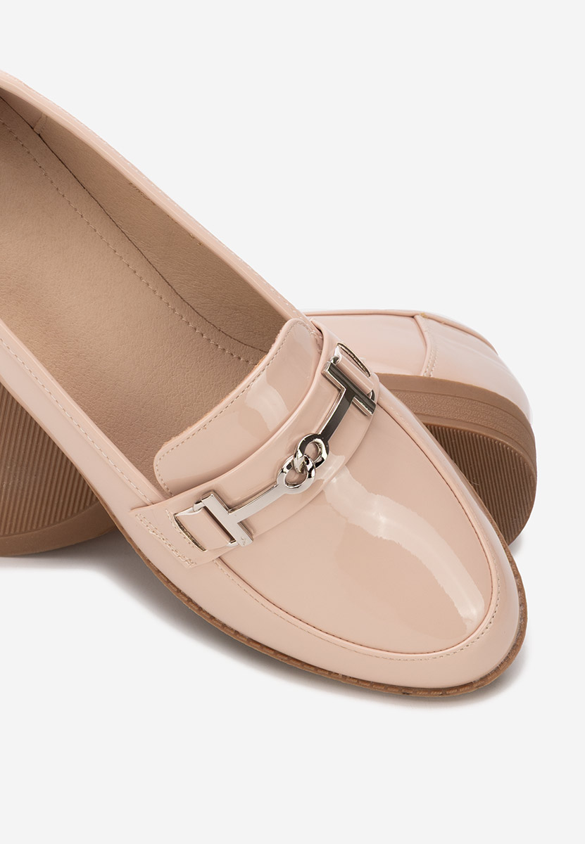 Mocassins femme beige Bellia