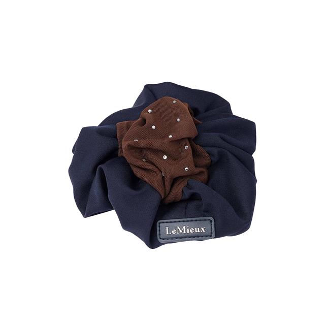 Haarelastiek LeMieux Met Crystal Haarnet Donkerblauw-bruin