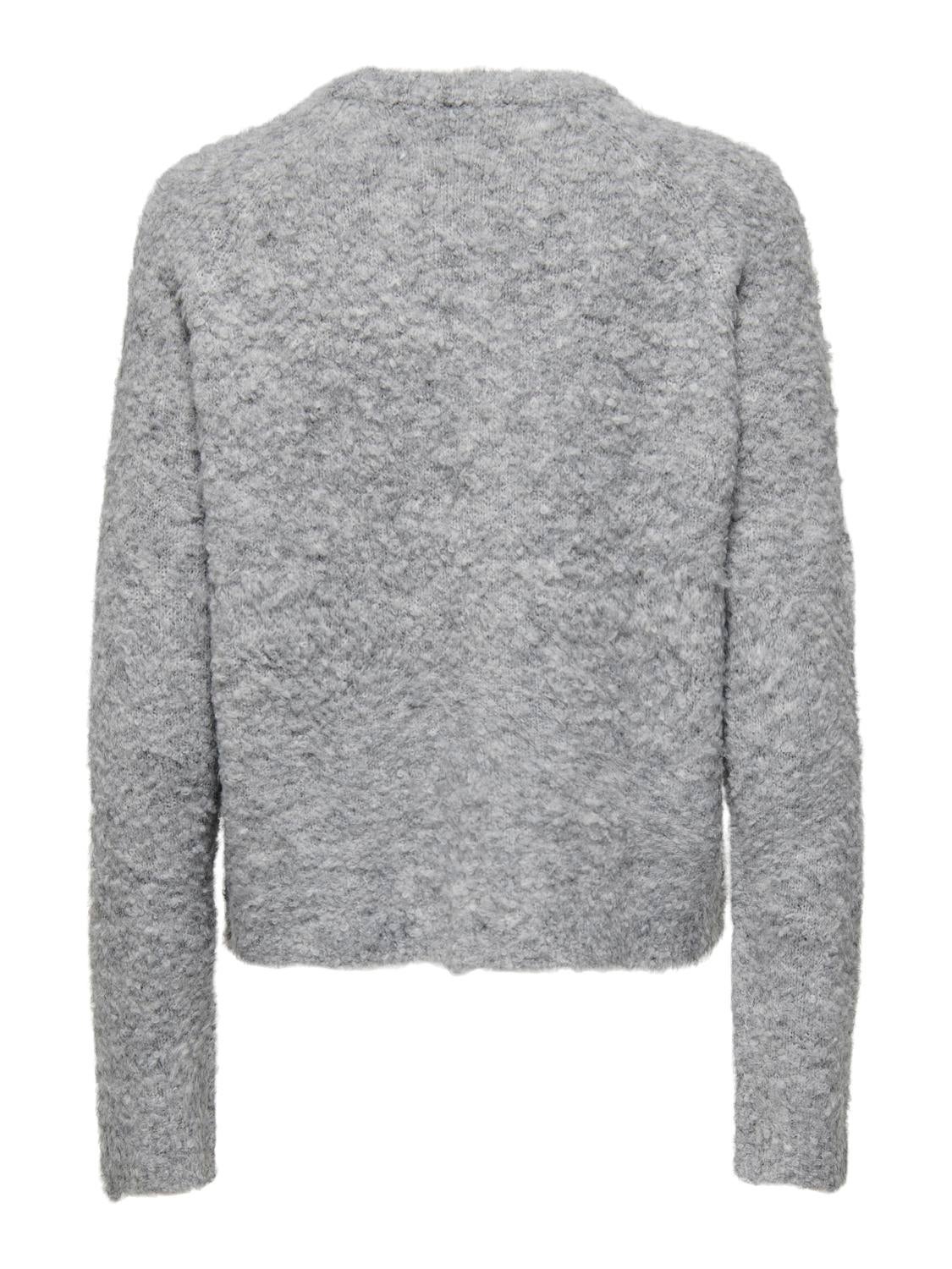 ONLCIROLA Strickpullover Light Grey Melange