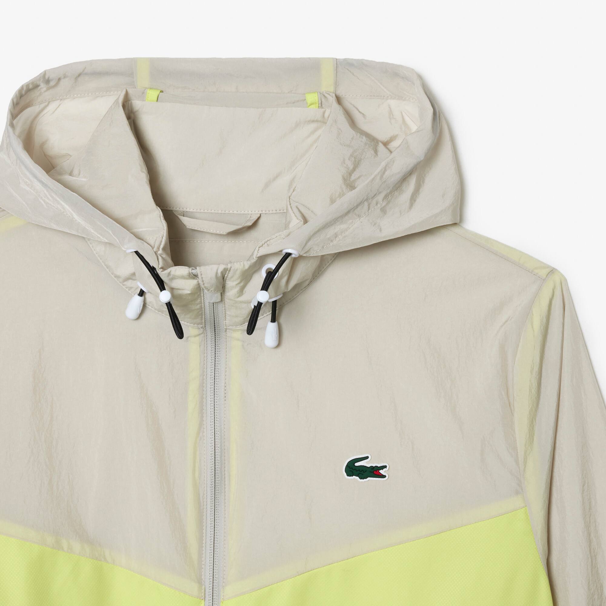 Veste zippée Sport déperlante et compressible Manteaux & Vestes - Gris - Lacoste - Homme