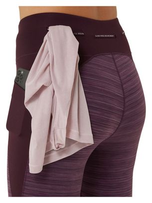 Collant long Asics Nagino Run Violet Femme