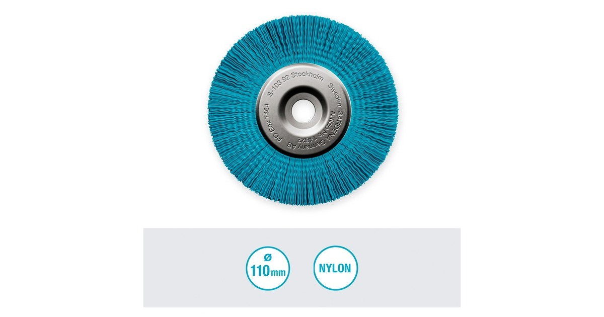 GARDENAVoegenborstel van nylon borstel  (Voor EasyWeed 1800, voor krasgevoelige oppervlakken)