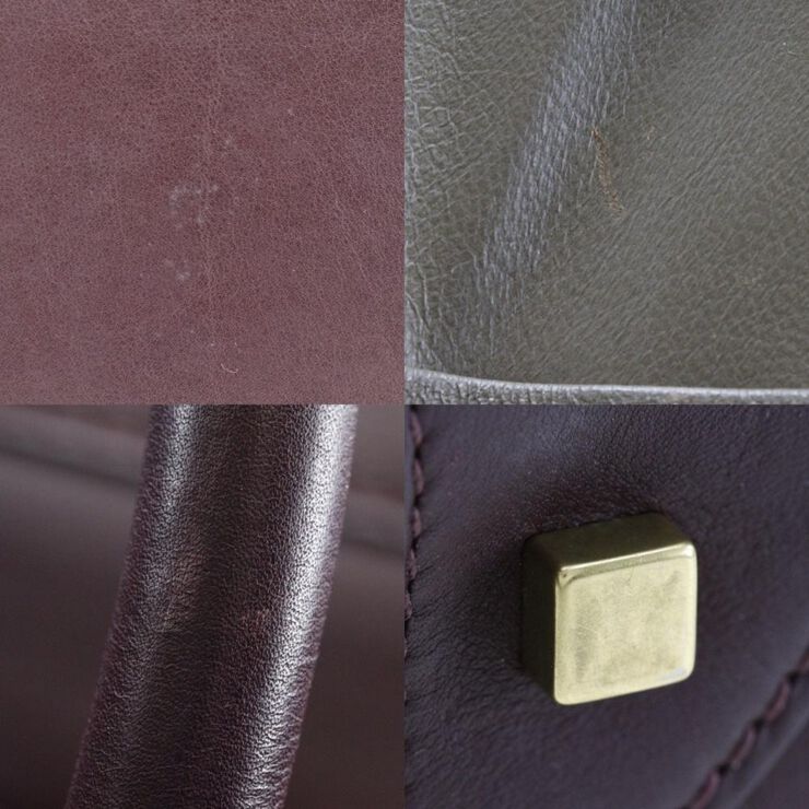 Celine Vintage Celine Luggage Burgundy
