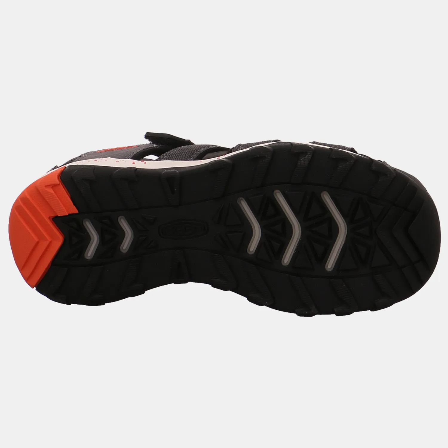 KEEN Jungen-Sandale Anthrazit Textil  Mit Zehenschutz
