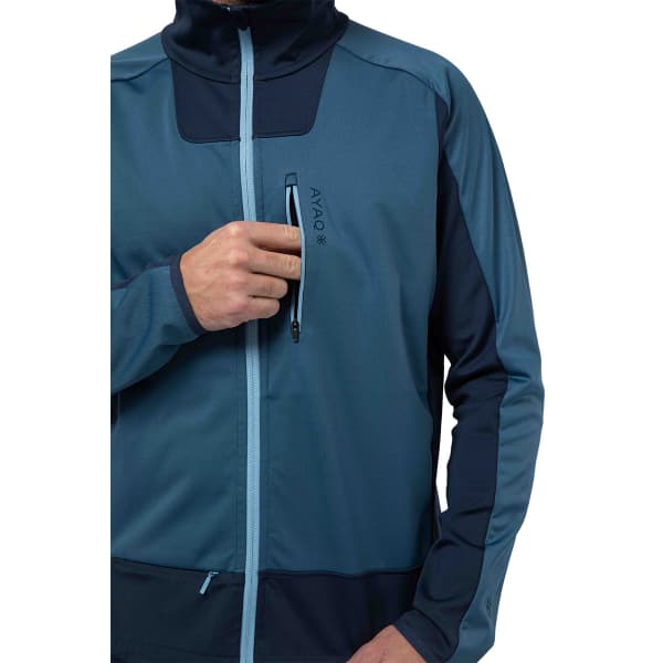 Veste softshell AYAQ SHANDAR SOFTSHELL JKT M BLUE SLATE